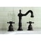 Kingston Brass KS1975BX 8" Widespread Bathroom Faucet, Oil Rubbed Bronze KS1975BX - alternate 2
